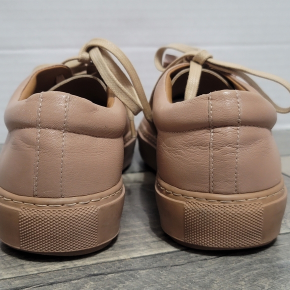 Acne Studios Face Adriana Women's Sneaker Leather Trainers Streetwear Dusty Pink - Picture 7 of 16